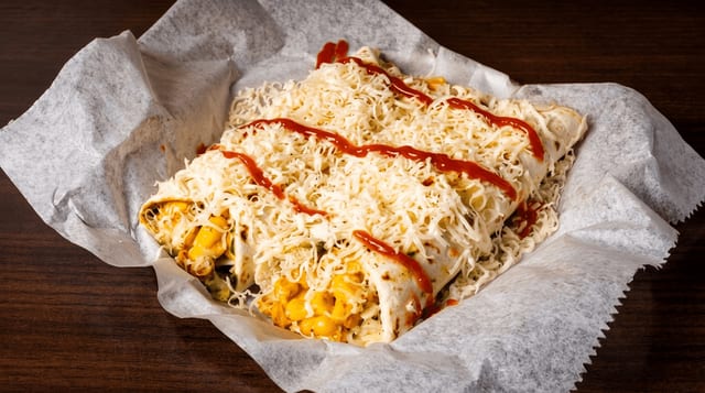 Cheese Corn Frankie.
