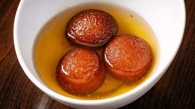 Gulab Jamun.