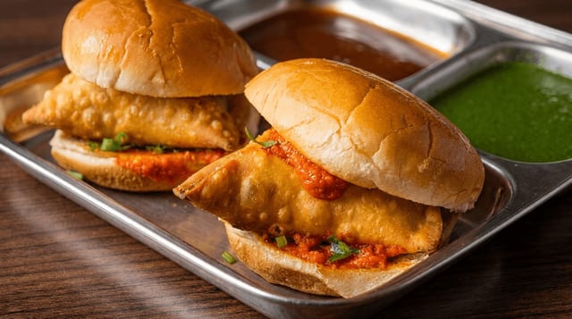 Samosa Pav (2pcs).