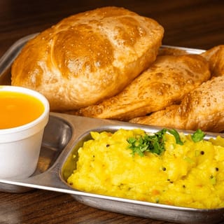 Mango Ras Puri Sabji