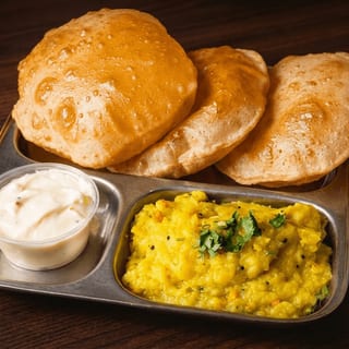 Shrikhand Puri Sabji
