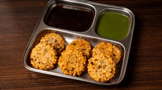Sabudana Vada.