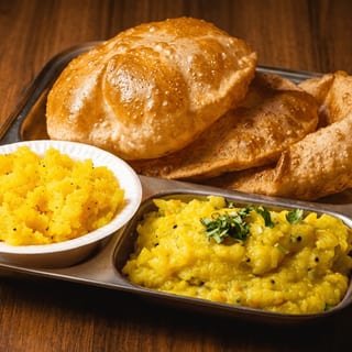 Halwa Puri Sabji