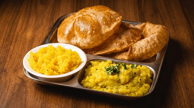 Halwa Puri Sabji.