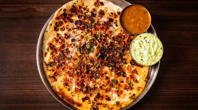 Vegetable Uttapam.