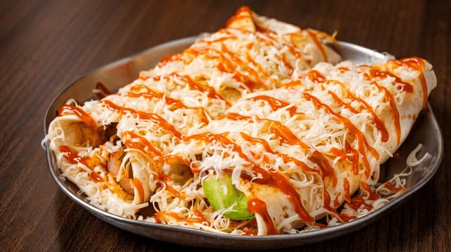Paneer Frankie.